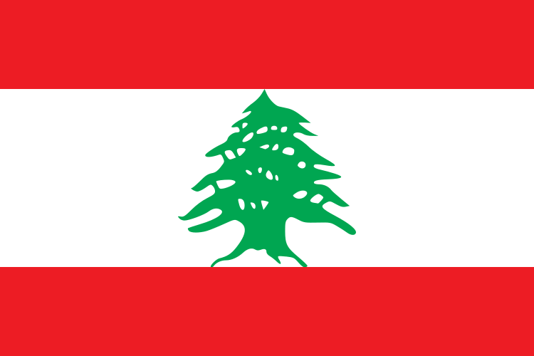 Libanon Flagge