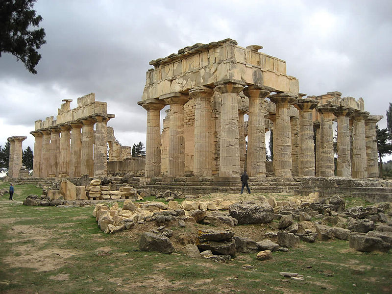 Tempel von Zeus Cyrene Libyen