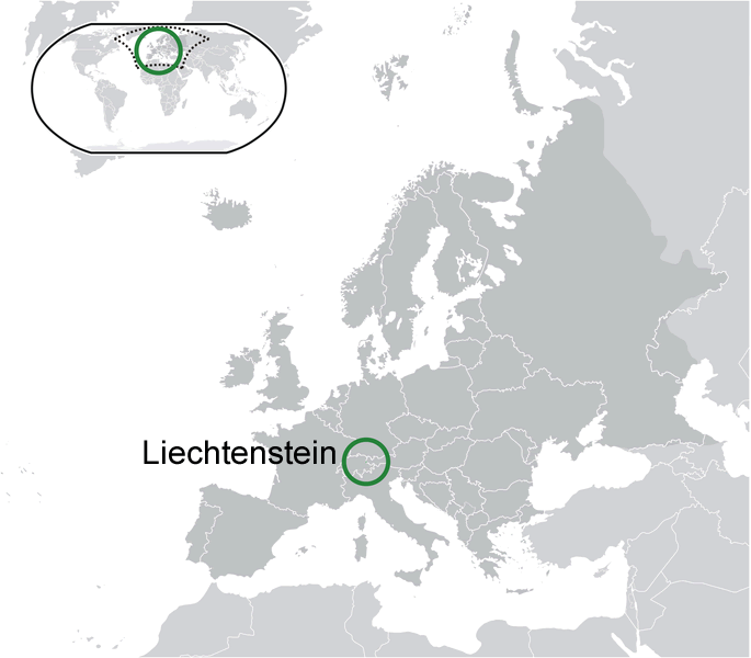 wo ist Liechtenstein