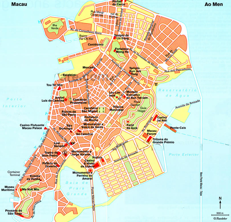 Karte von Macau