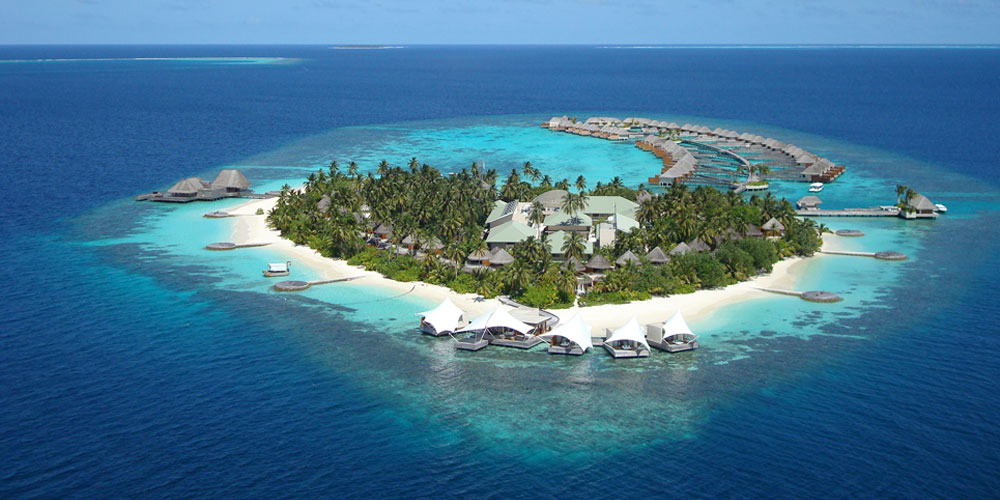 Malediven resort insel