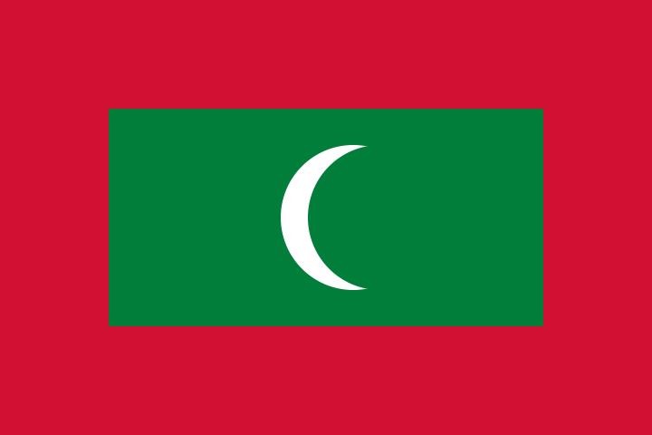 Malediven Flagge