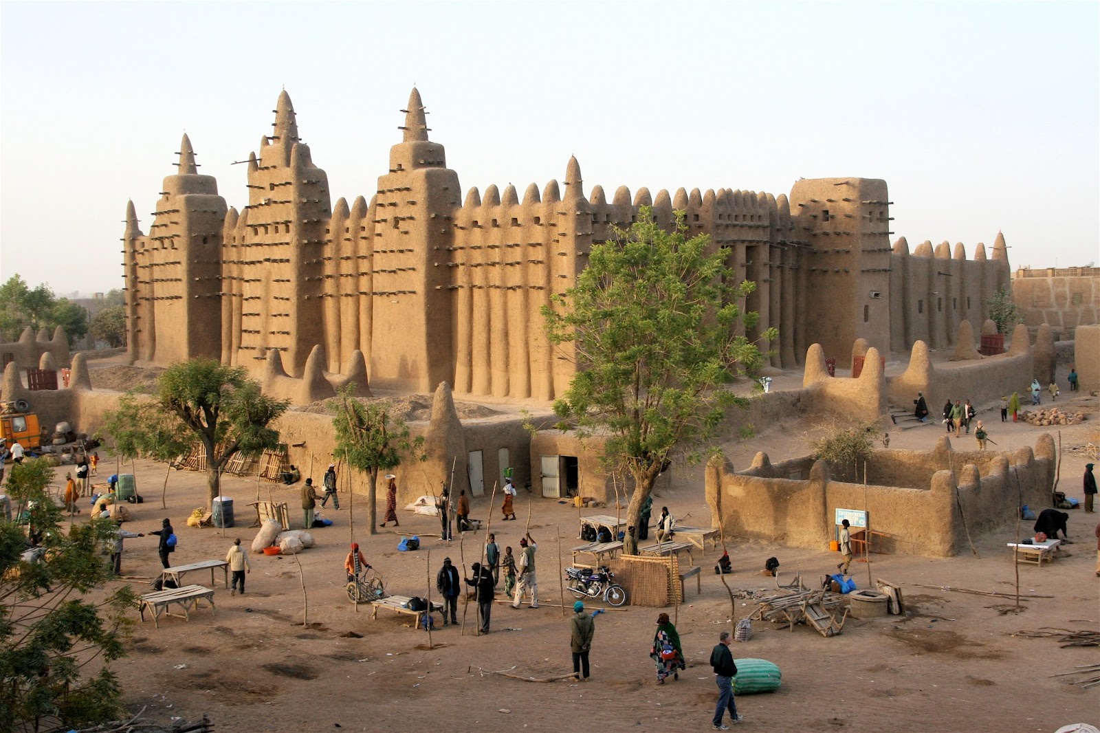 The groß moschee Djenne Mali