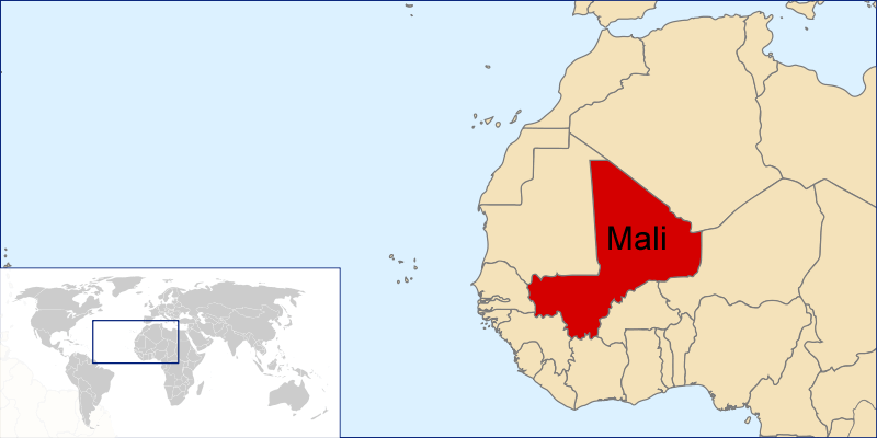 Wo ist Mali in der Welt