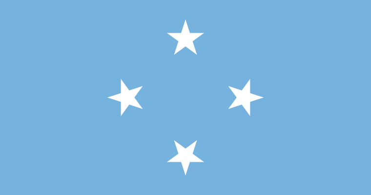 Mikronesien Flagge