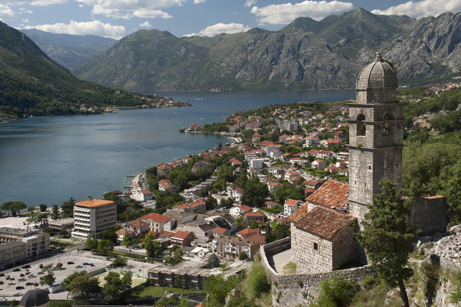 Crkva Gospa Kotor bucht Montenegro