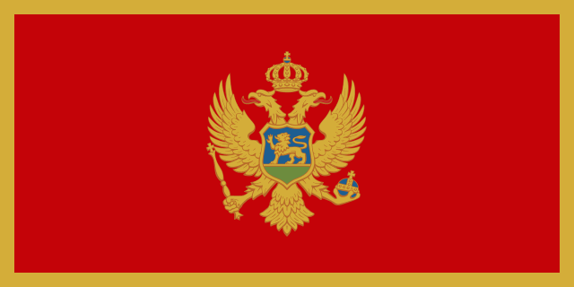 Montenegro Flagge