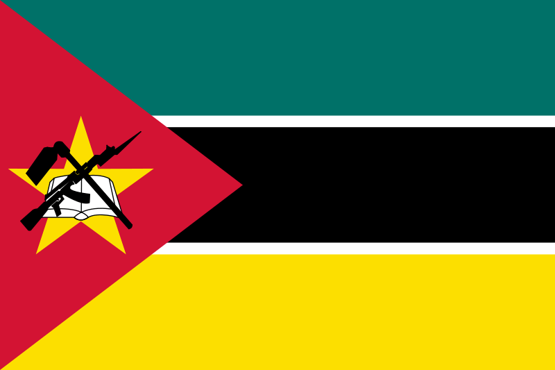 Mosambik Flagge