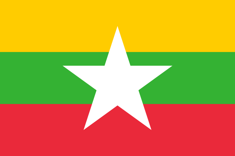 Myanmar Flagge