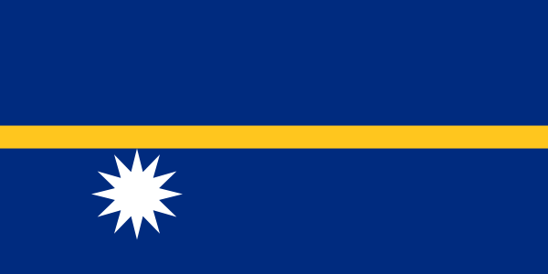 Nauru Flagge