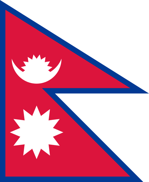 Nepal flagge
