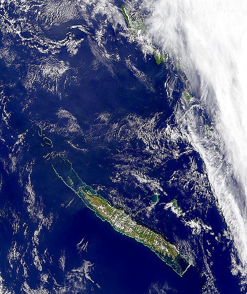 Neu Kaledonien satellit bild