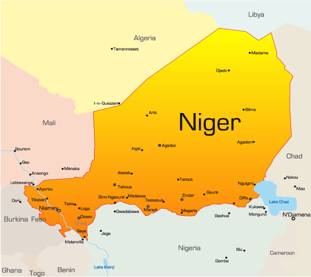 Niger karte