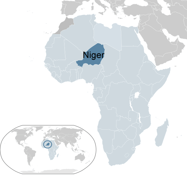 Wo ist Niger in der Welt