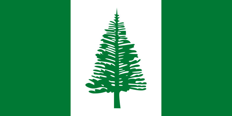 Norfolk Insel Flagge