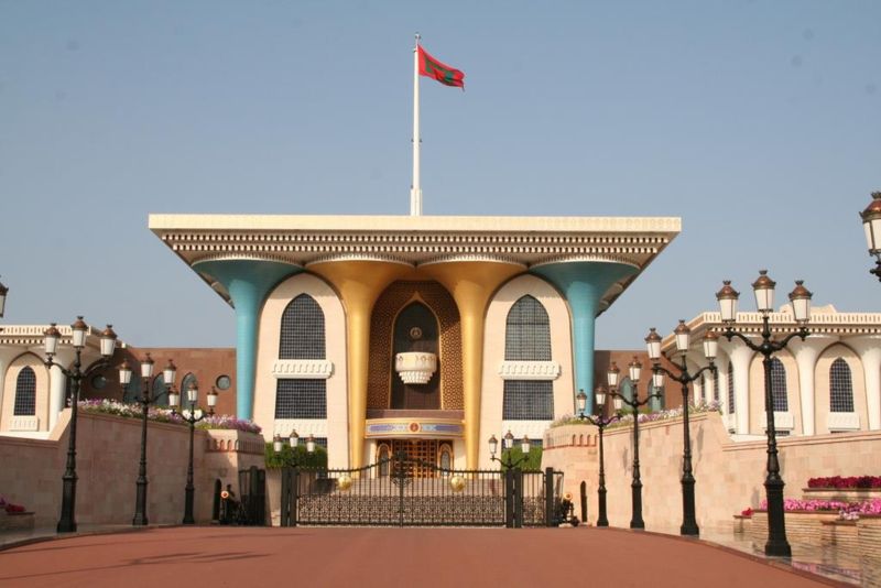 Sultans palast Muscat Oman