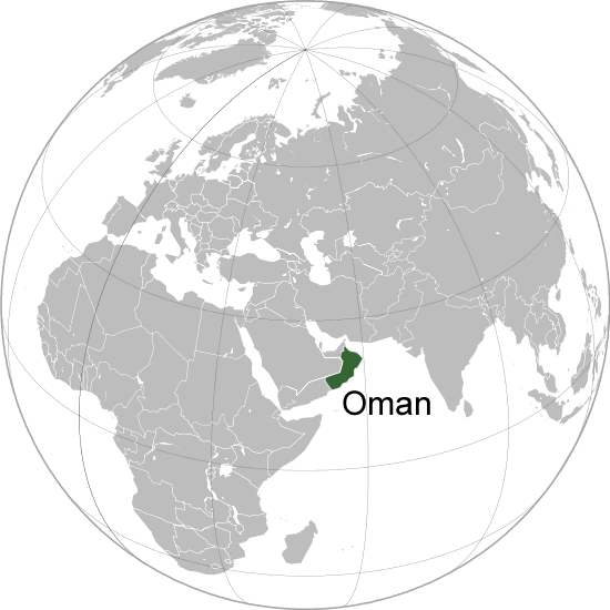 Wo ist Oman in der Welt