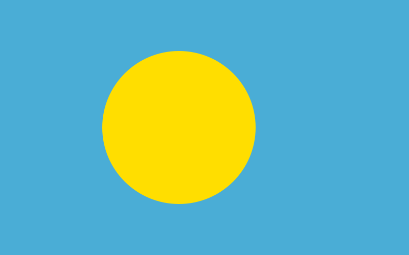 Palau Flagge