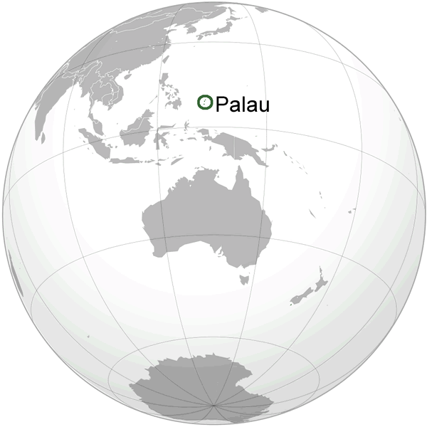 Wo ist Palau in der Welt