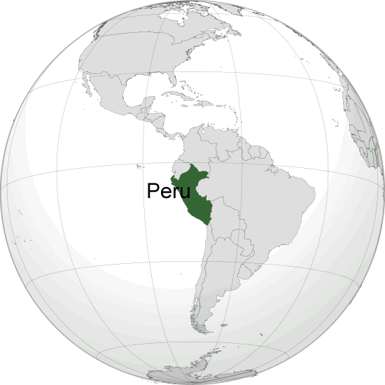 Wo ist Peru in der Welt