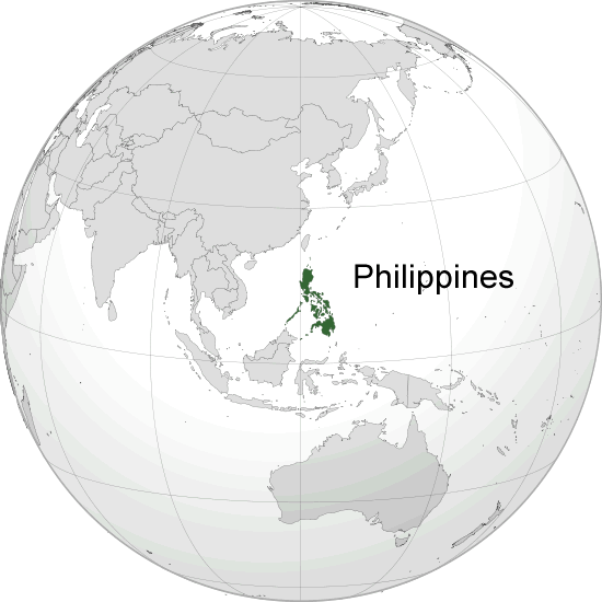 Wo ist Philippinen in der Welt