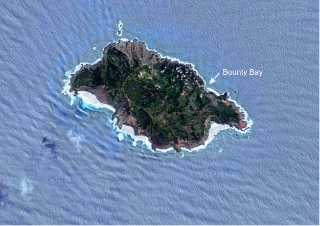 bounty bucht Pitcairn Inseln