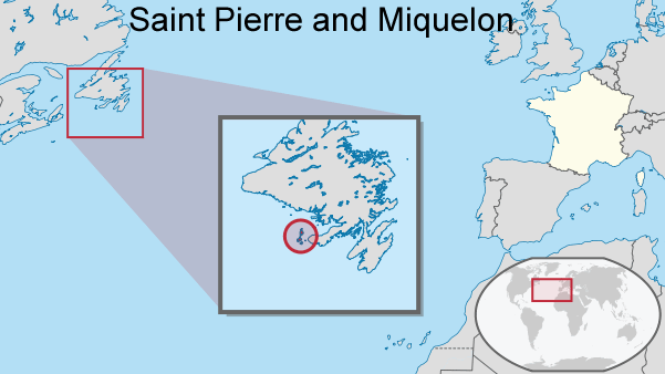 wo ist Saint Pierre und Miquelon