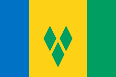 Saint Vincent und die Grenadines Flagge