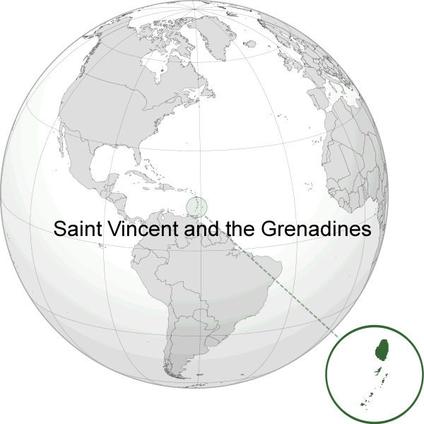 Wo ist Saint Vincent und die Grenadines in der Welt