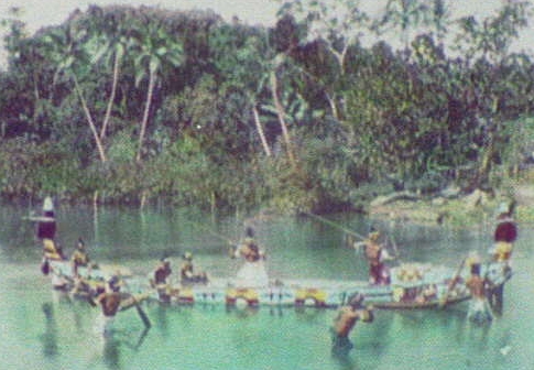 Salomon Inseln Krieger 1895