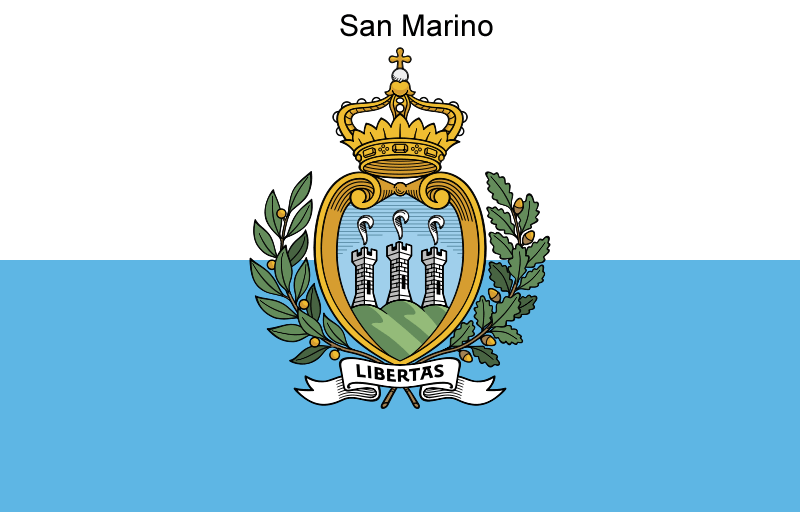 San Marino Flagge