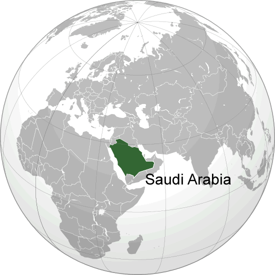 wo ist Saudi arabien