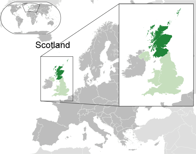 wo ist Schottland