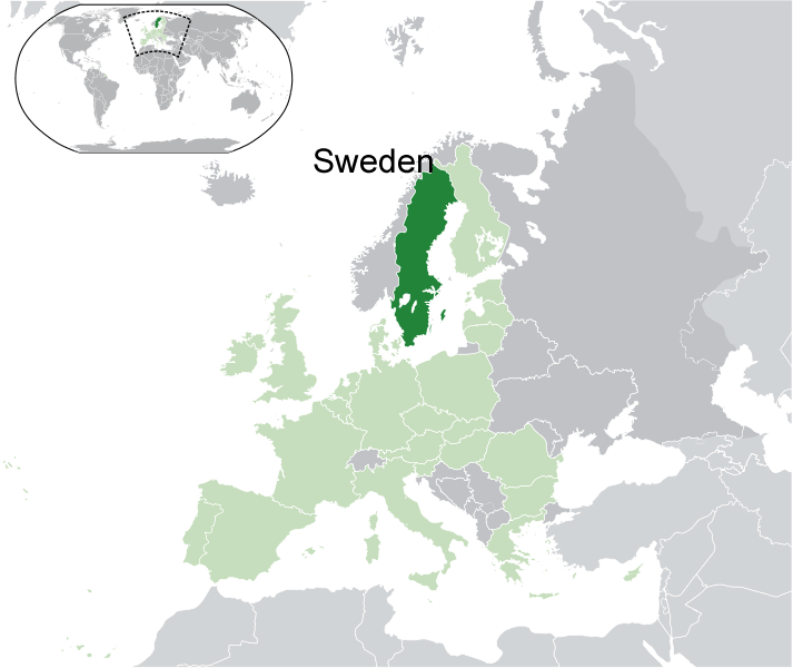 wo ist Schweden