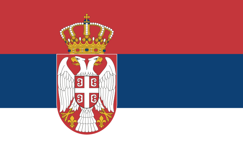 Serbien flagge