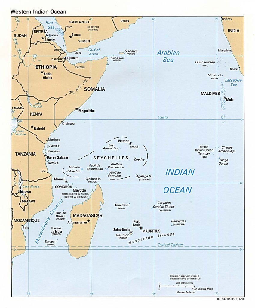 karte von seychellen