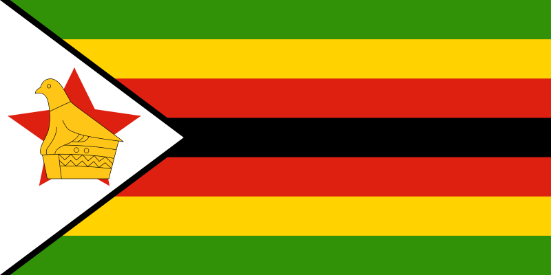 Simbabwe flagge