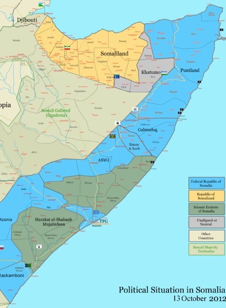 Somaliland karte
