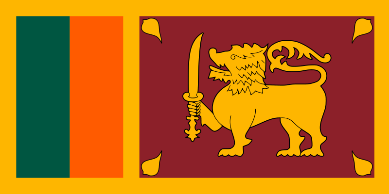 Sri Lanka Flagge