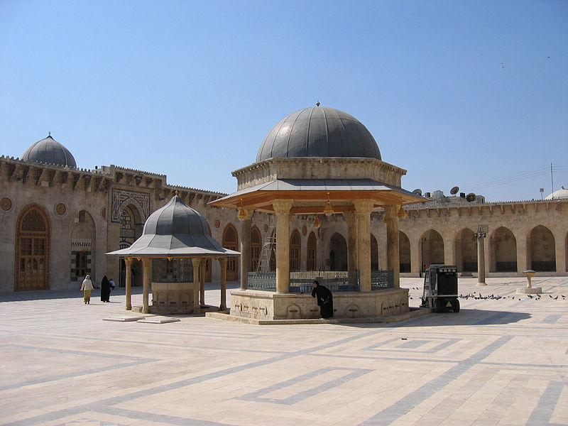Omayad moschee Aleppo Syrien