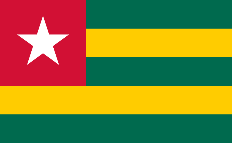 Togo flagge