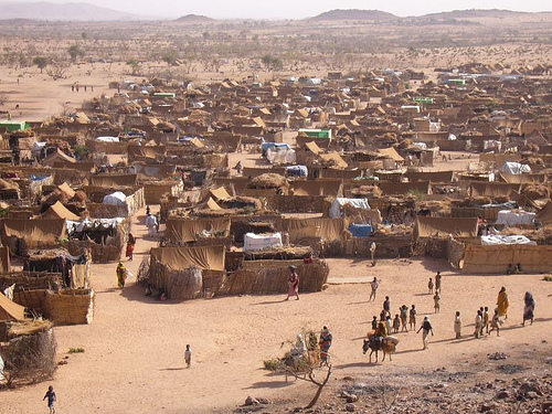 Tschad flüchtling camp