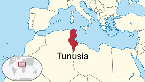wo ist tunesien