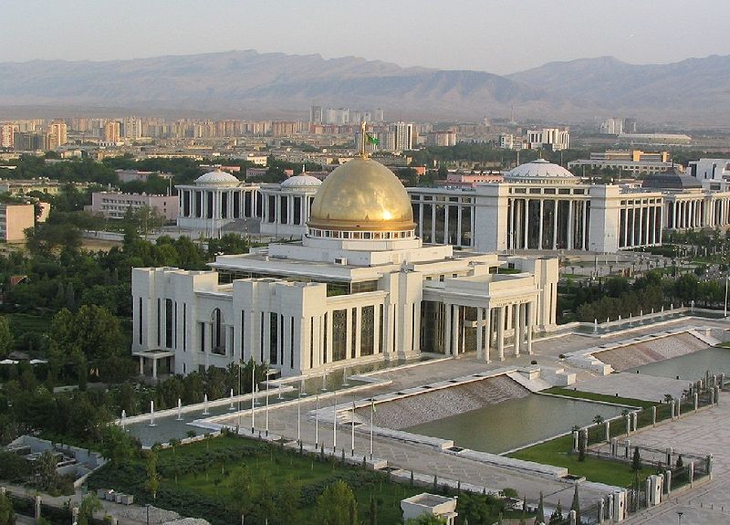Prasidentschaftswahl palast Ashgabat Turkmenistan