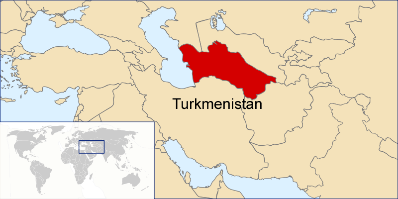 wo ist Turkmenistan