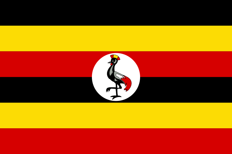 Uganda Flagge