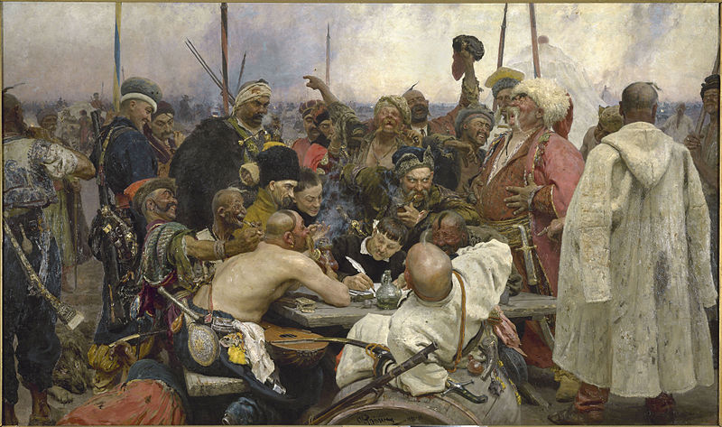 Repin Cossacks 1880 Ukraine