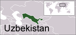 Wo ist Usbekistan in der Welt