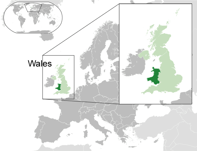 wo ist Wales