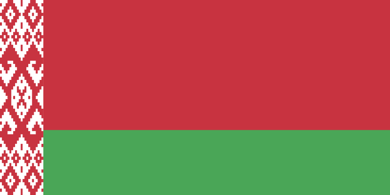 Weisrussland Flagge